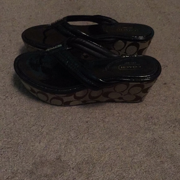 Coach wedge sandals - Picture 2 of 6